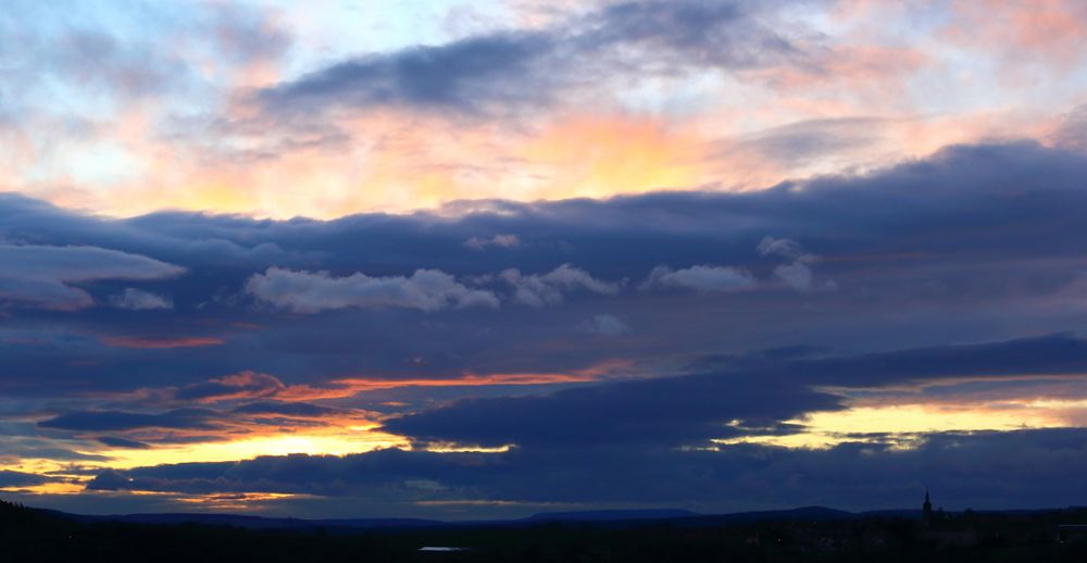 Am 17.01. 2023 war gestern ein ÜBERBIETUNGSKAMPF am Himmel...