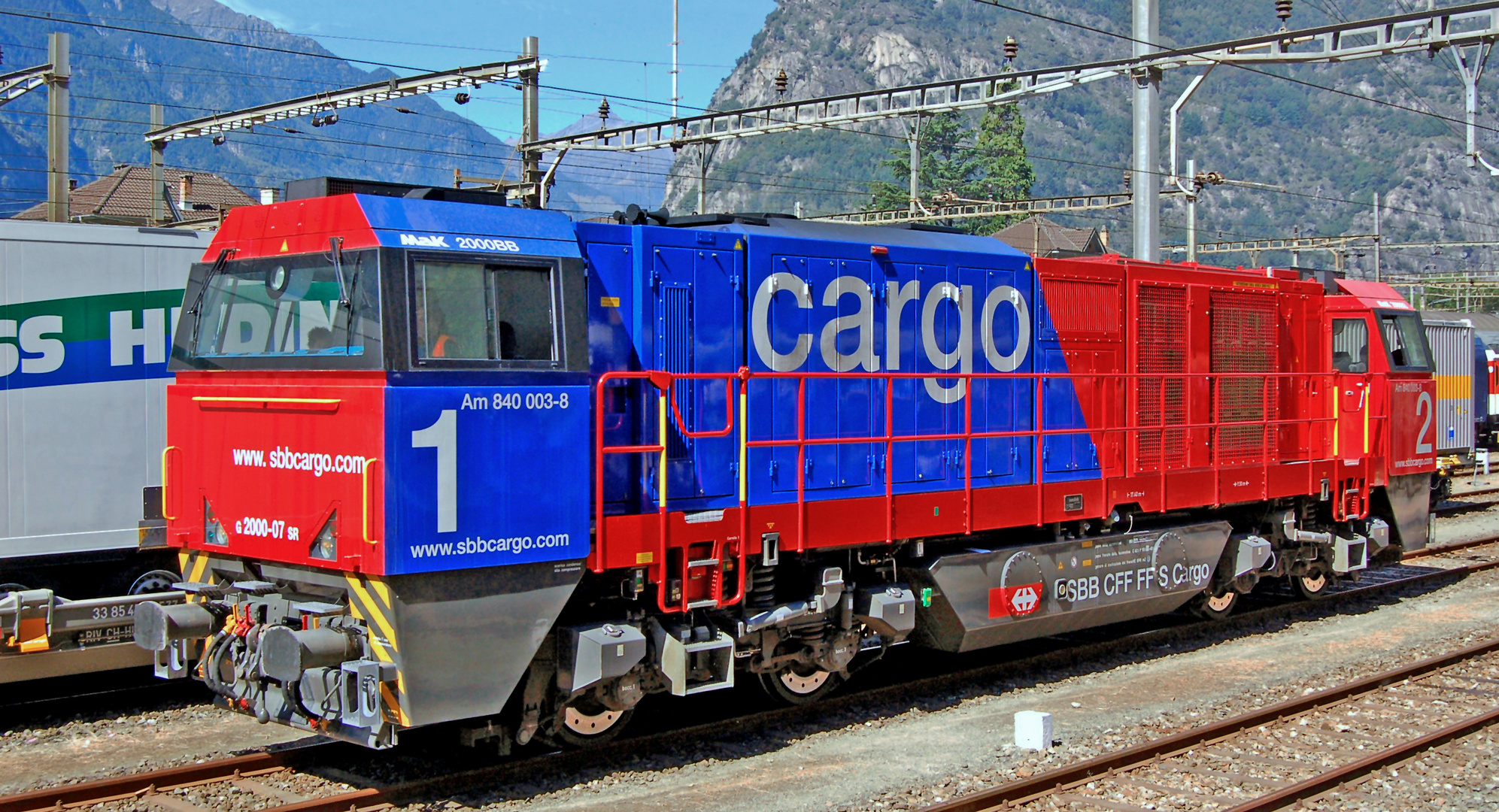 Am 840 003-8  SBB Carco  Biasca 07.09. 2007 