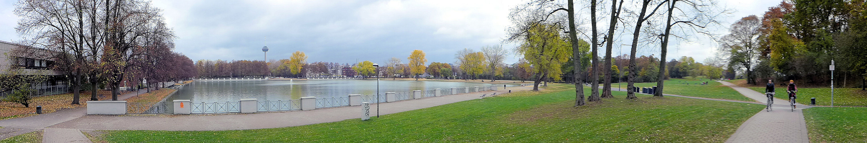 Am Aachener Weiher in Köln