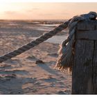 am Abend am Strand