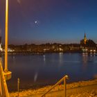 am Abend an der Brücke in Kappeln