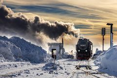 Am Abend auf dem Brocken 