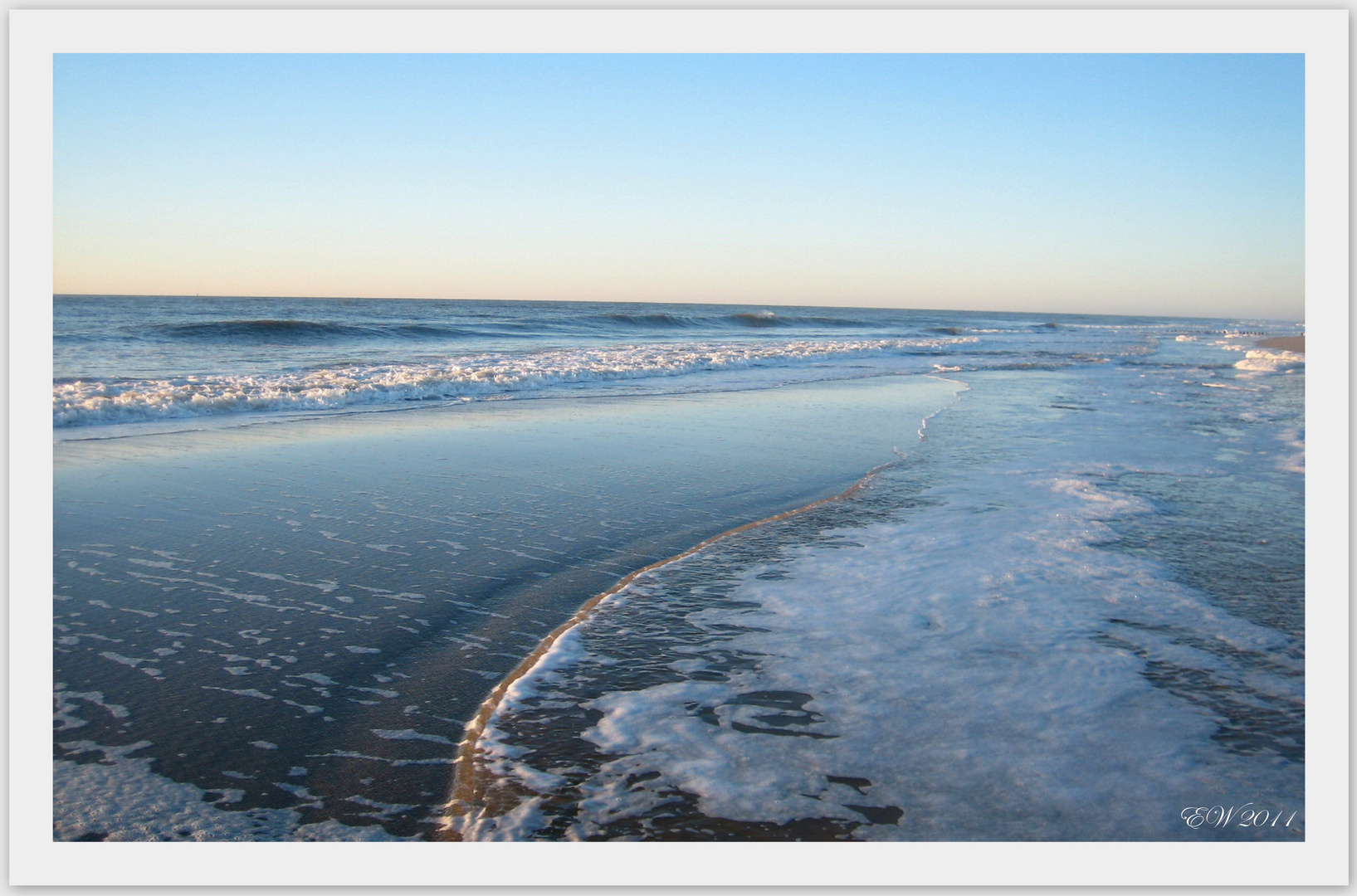 am Abend auf Sylt...