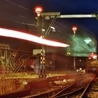 Am Abend bei der Museumsfeldbahn Leipzig-Lindenau