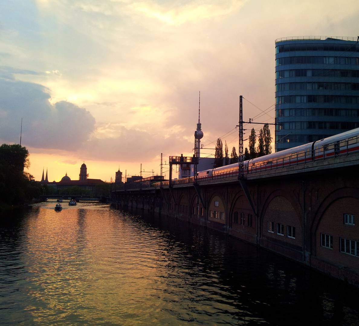 Am Abend des 1 Mai´s in Berlin