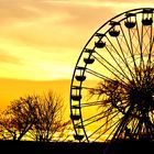 Am Abend eines Frühlingstages im Riesenrad