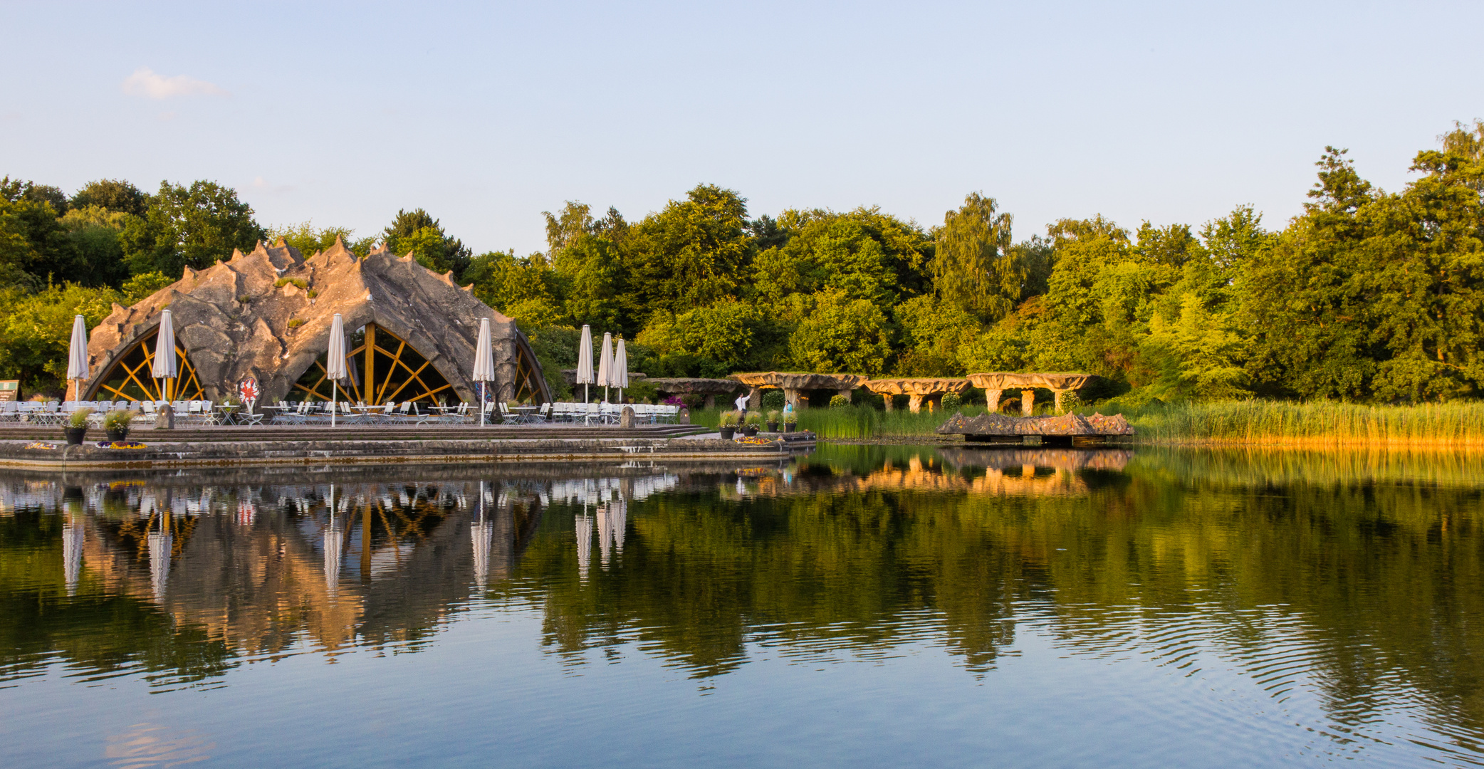 Am Abend im Britzer Garten