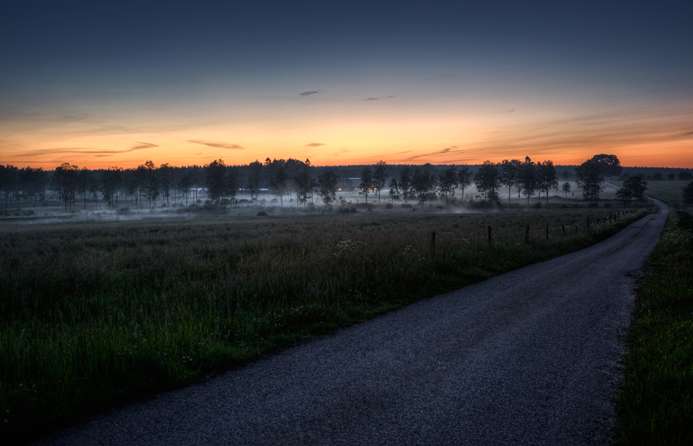 Am Abend in Südschweden