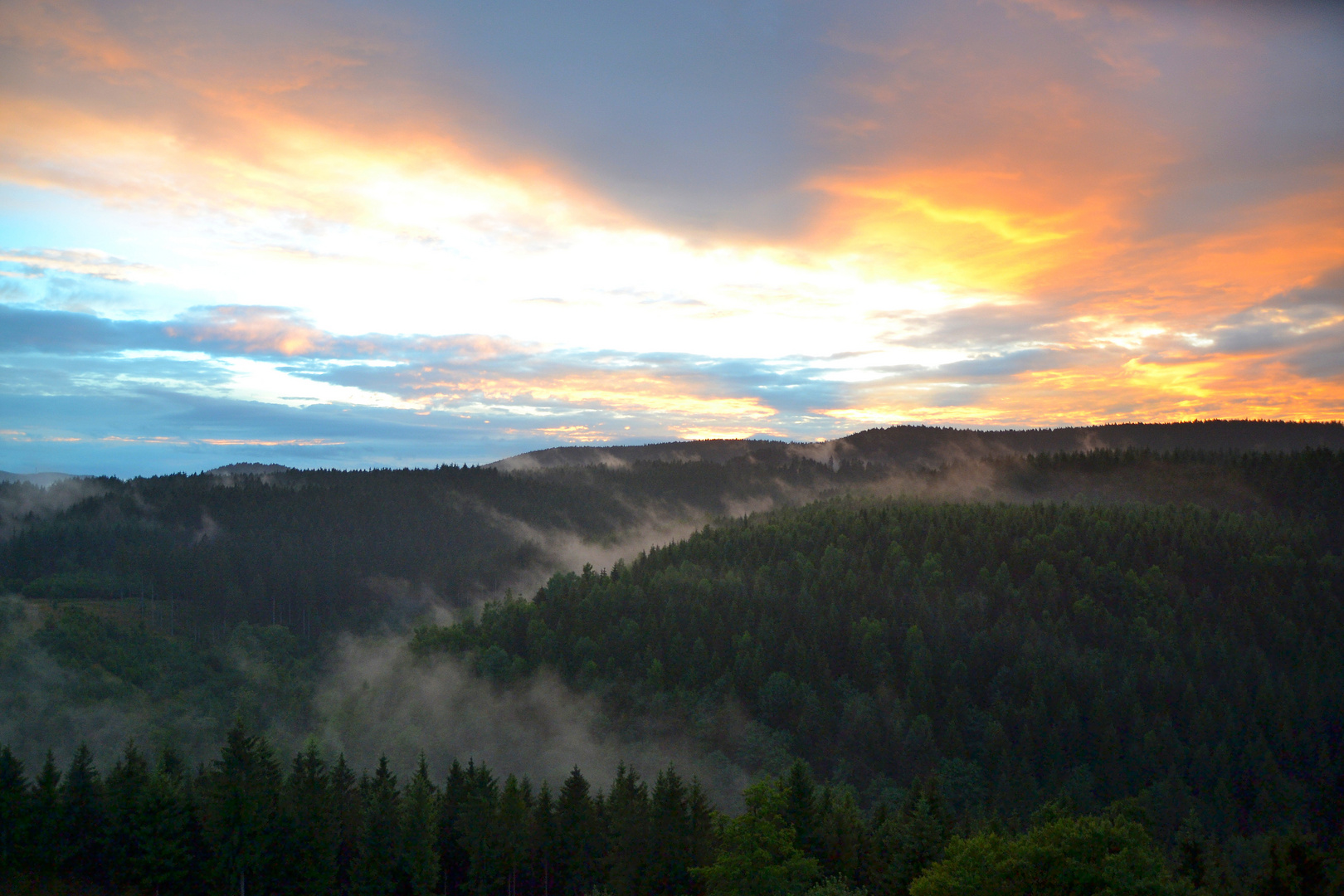 Am Abend nach dem Regen