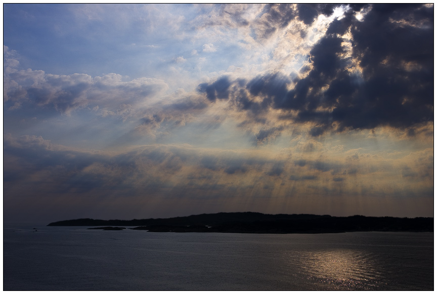 Am Abend zog sich der Himmel zu