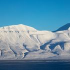 Am Adventfjorden auf der Inselgruppe Spitzbergen.