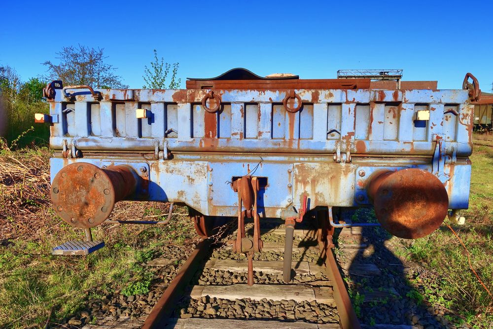 Am alten Bahnbetriebswerk in Gelsenkirchen Bismarck