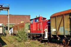 Am alten Bahnbetriebswerk in Gelsenkirchen Bismarck