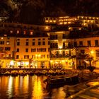 Am Alten Hafen Liomone Sul Garda-bei Nacht