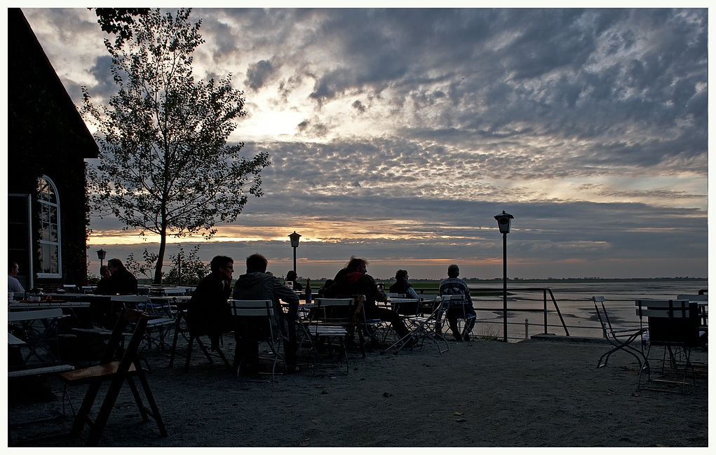 Am alten Kurhaus in Dangast ..