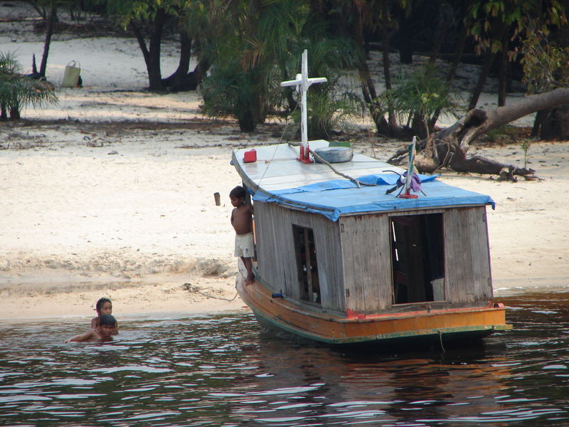 Am Amazonas-Strand