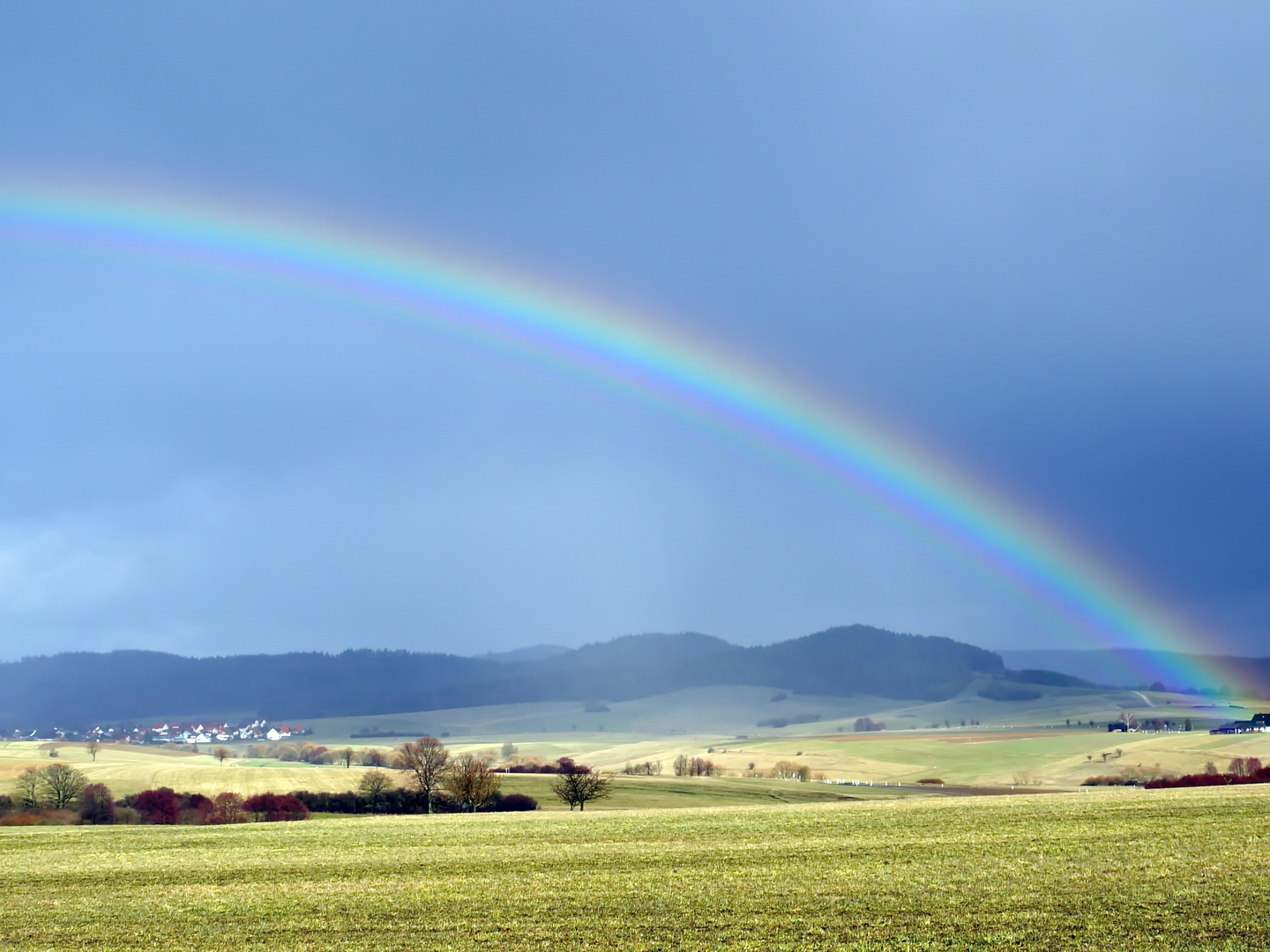 Am anderen Ende des Regenbogens ist ein Schatz vergraben!