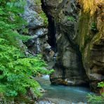 Am anfang der Tscheppaschlucht