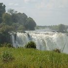 ... am Anfang der Victoria Falls