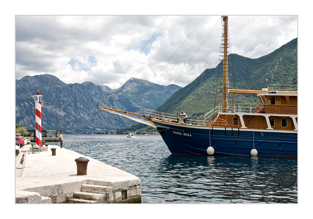 Am Anleger von Perast