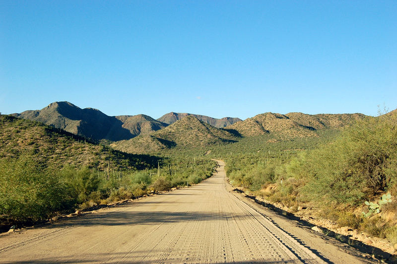 am Apache-Trail...