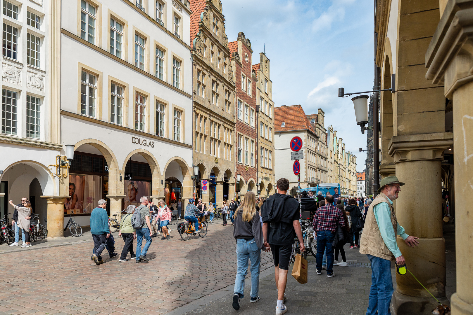 Am arbeitsfreien Tag in Münster.