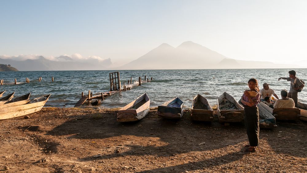 am Atitlán-See, Guatemala