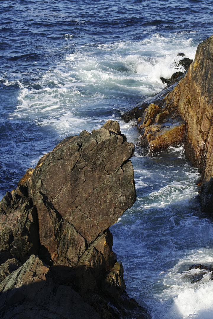 Am Atlantik beim Leuchtturm von Louisbourg Cape Breton Island Nova Scotia