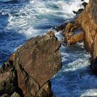 Am Atlantik beim Leuchtturm von Louisbourg Cape Breton Island Nova Scotia