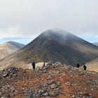 Am Aussichtspunkt zum Vulkanausbruch im Geldingadalur