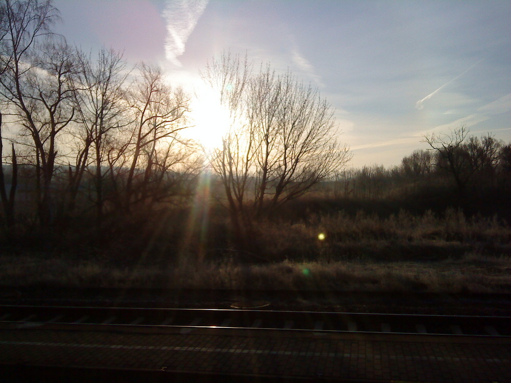 Am Bahnhof