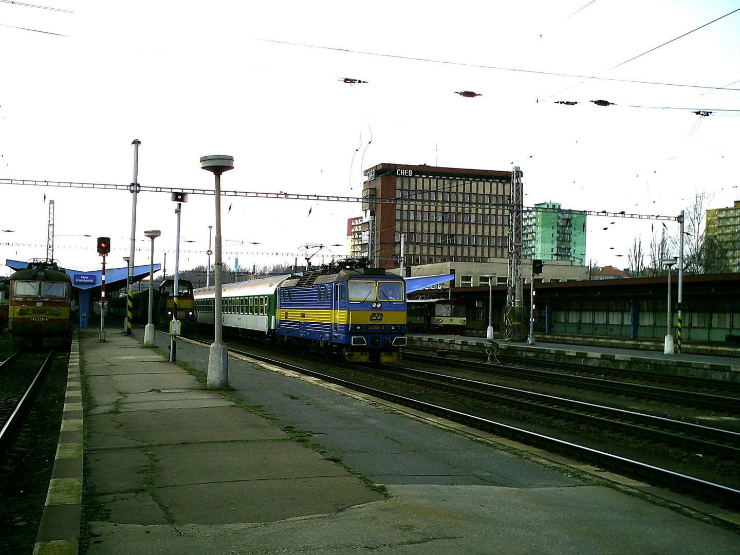 Am Bahnhof Cheb / CZ