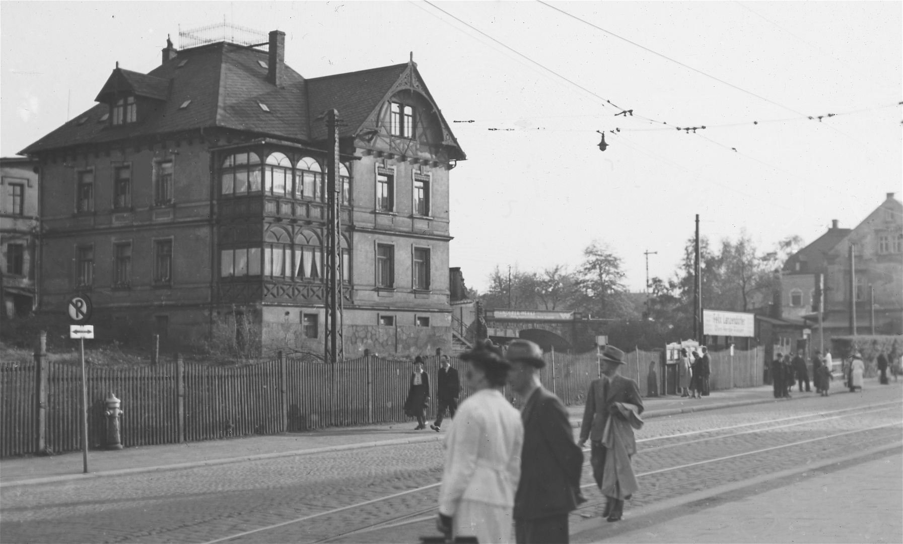 Am Bahnhof Chemnitz- Siegmar, am 18.1.2013 abgerissen