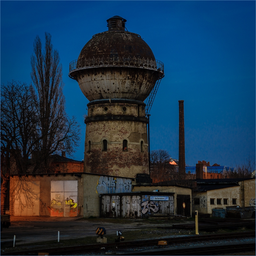 Am Bahnhof in Aschersleben