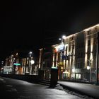 Am Bahnhof in der Nacht