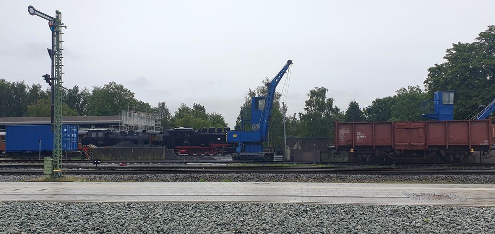 Am Bahnhof in Putbus