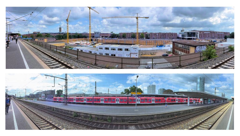 Am Bahnhof Köln Messe/Deutz