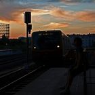 Am Bahnhof Südkreuz .