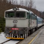 Am Bahnhof von Železná Ruda/Bayerisch Eisenstein