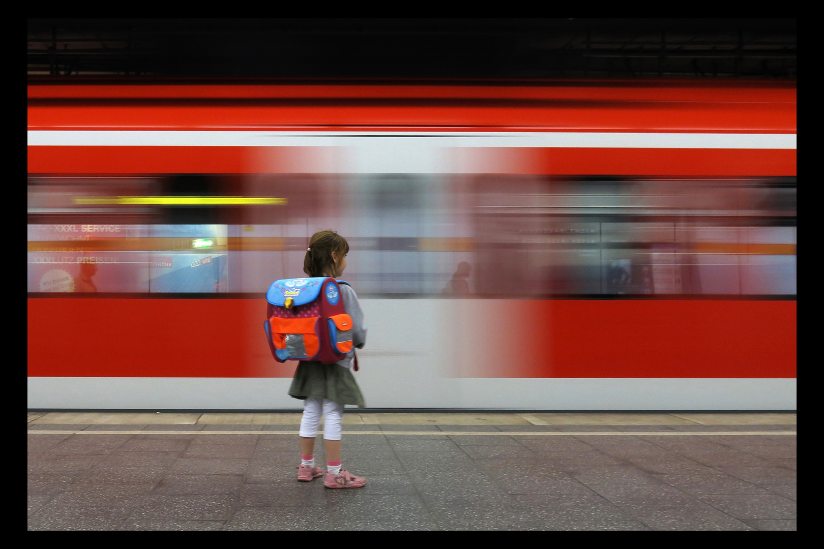 Am Bahnsteig