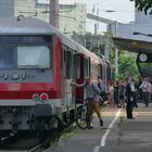 Am Bahnsteig in Neckarau