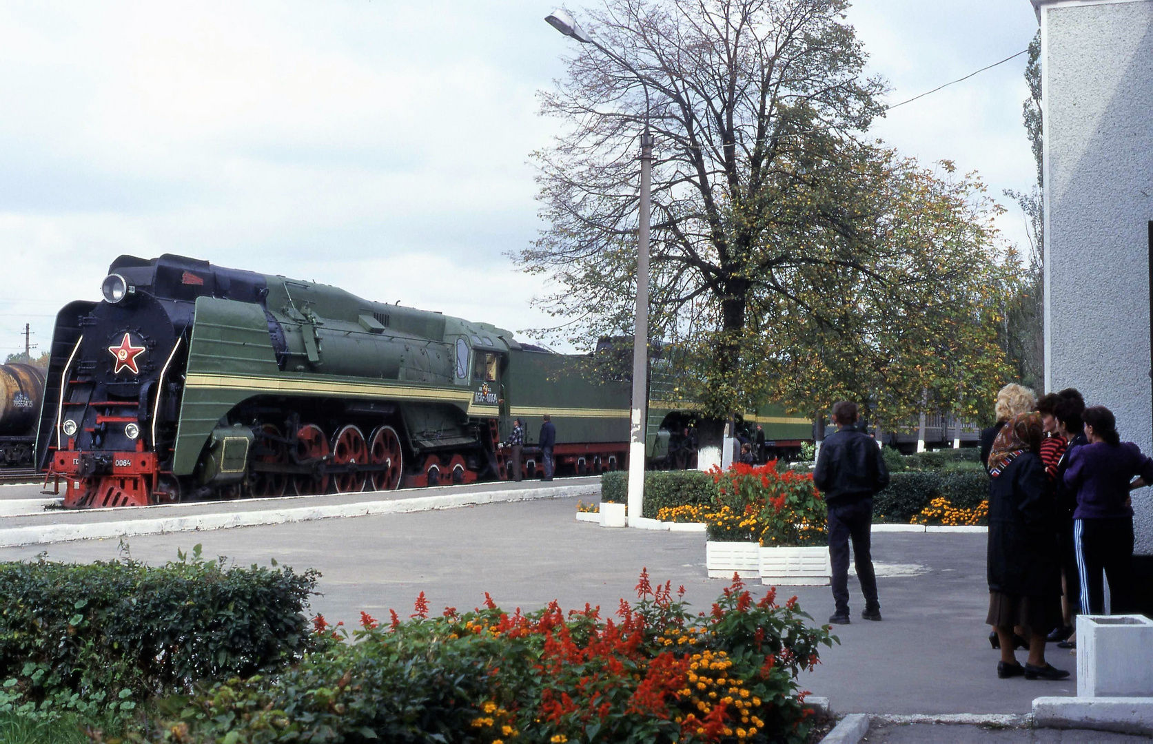 Am Bahnsteig in Novograd Volynski