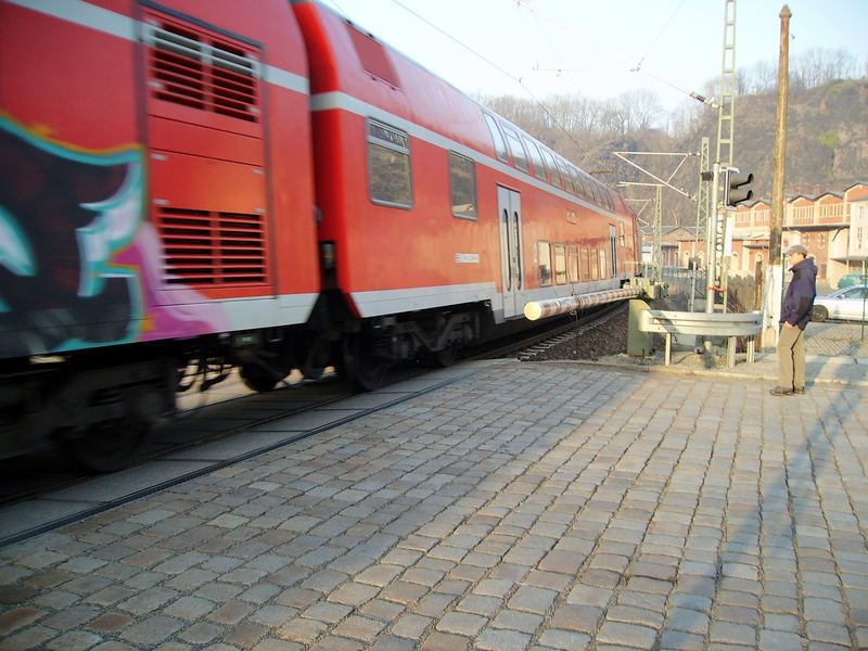 Am Bahnübergang