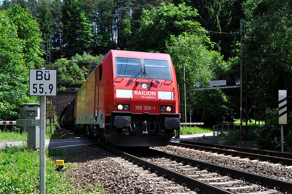 Am Bahnübergang ...