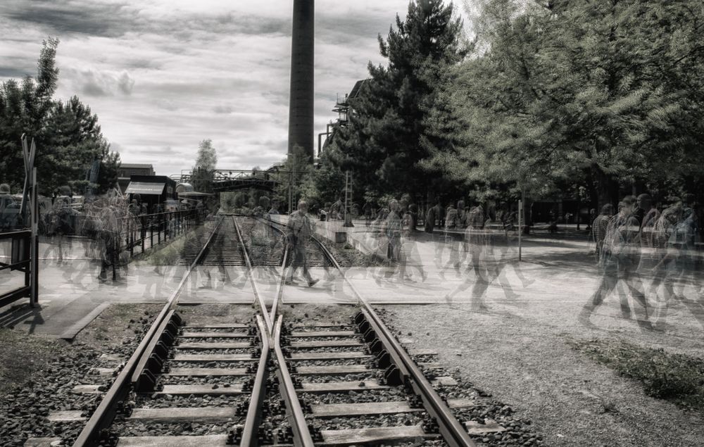 am Bahnübergang