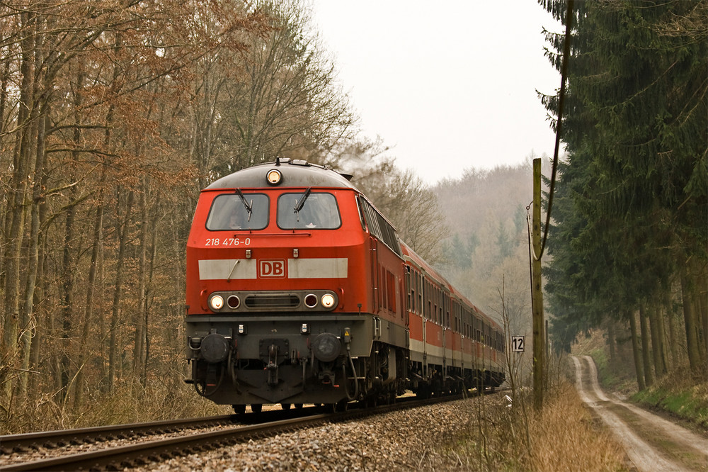 Am Bahnweg entlang