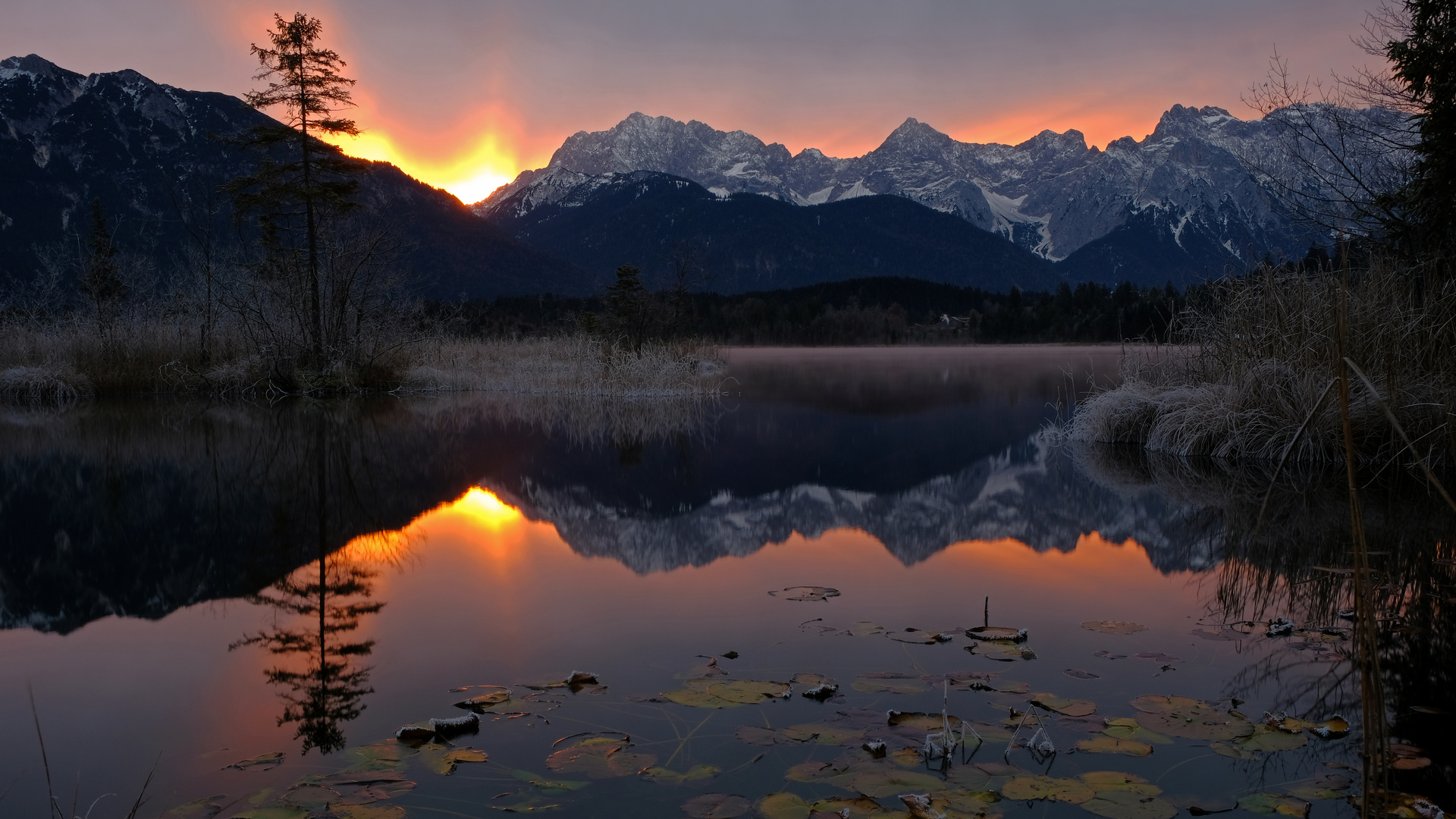 Am Barmsee kurz vor dem Wintereinbruch