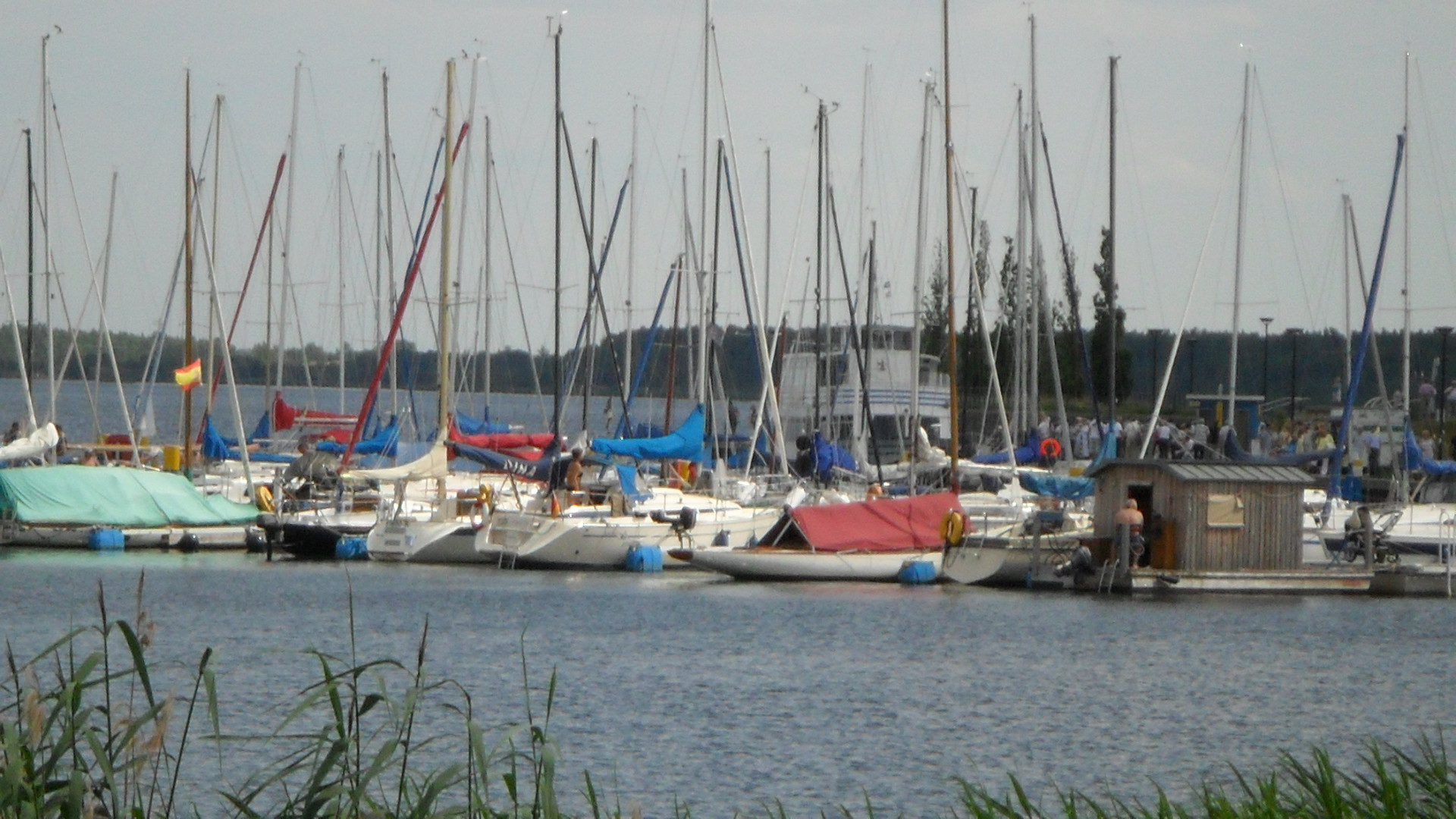 am Bernsteinsee bei Bitterfeld