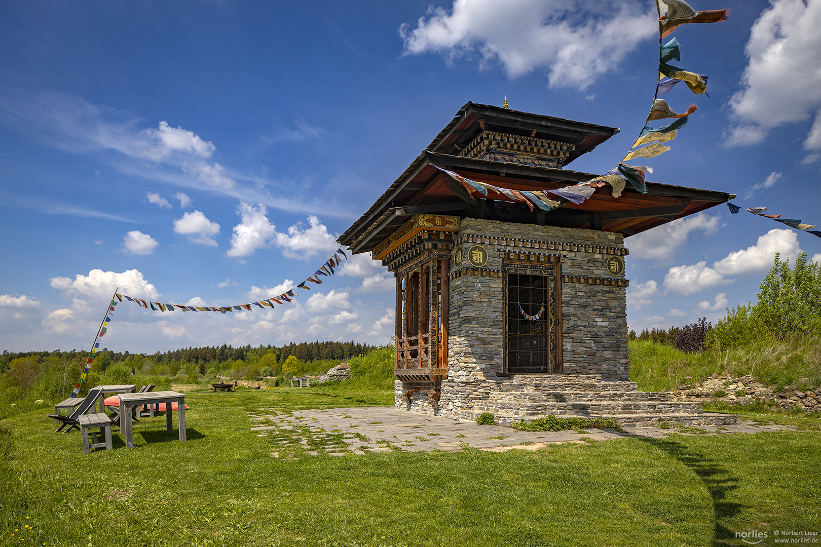 Am Bhutan Tempel