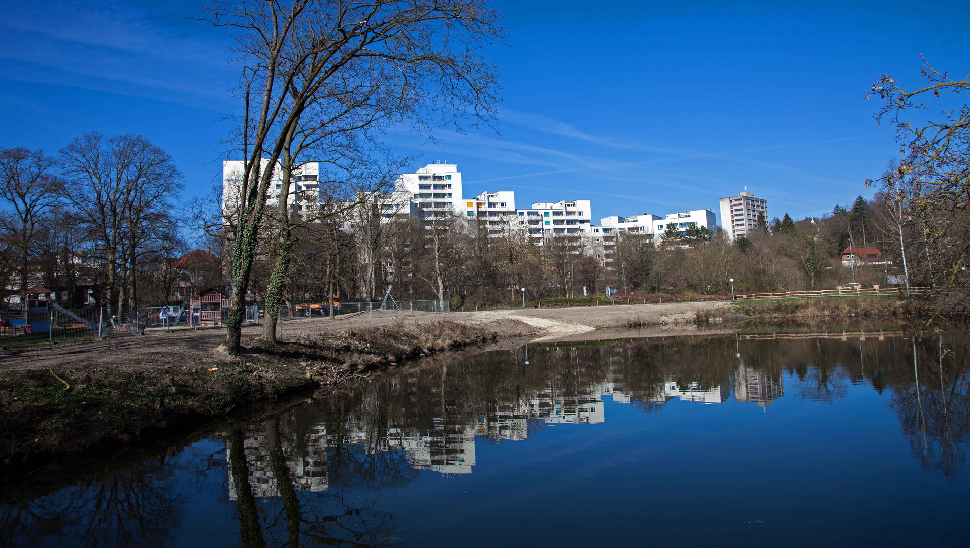 am Bibersee in Ulm